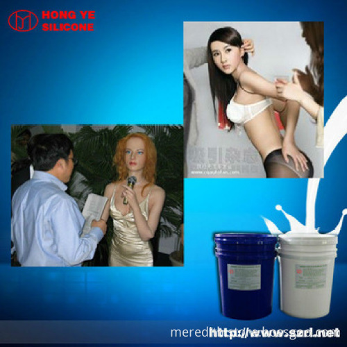 Life casting silicone rubber for artificial sex dolls